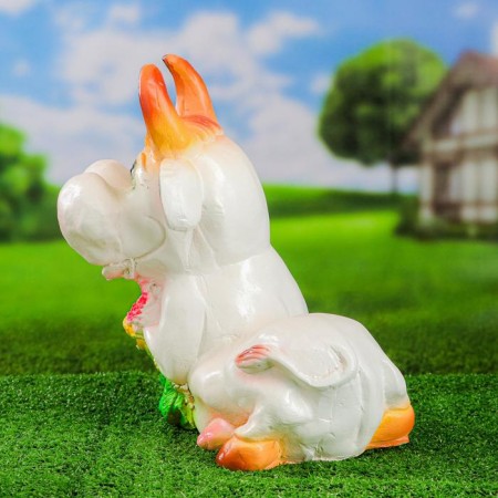 Garden figure "Fun cow" 34x30cm-1
