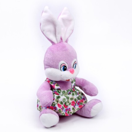 Soft toy "Bunny in a sundress", 16 cm-1