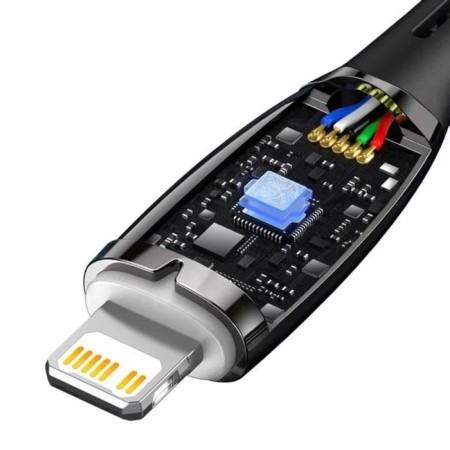 Кабель Baseus, Type-C - Lightning, 20 Вт, чёрный-2