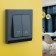 Gluture switch WL08-01-02, black matte color