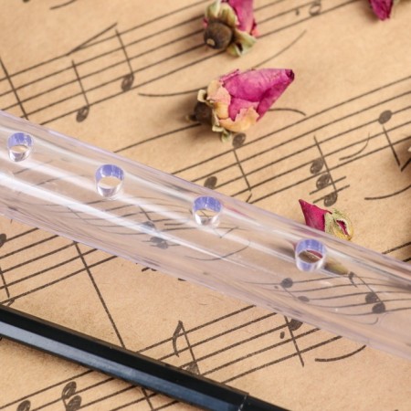 Music Life Blockflate, 8 holes, German system, white-3