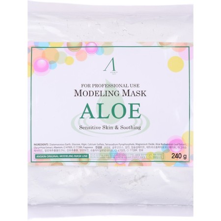 Alginate mask ANSKIN ALOE MODELING MASK, soothing, 240 g-2