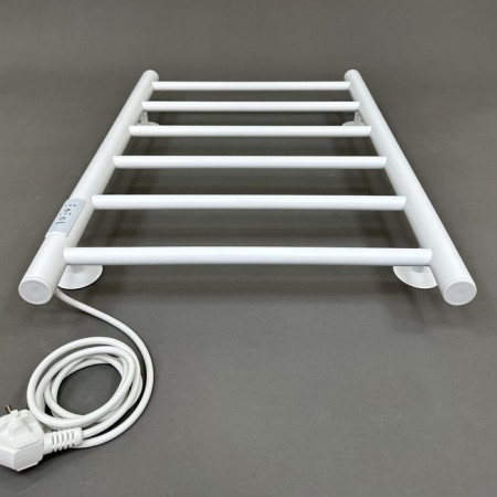 The electric heated towel “Sanprise” Aurora P6, 400x600 mm, left, white-4