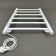 The electric heated towel “Sanprise” Aurora P6, 400x600 mm, left, white