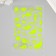 Plastic sticker phosphorus "sea residents" mix 27x15.5 cm