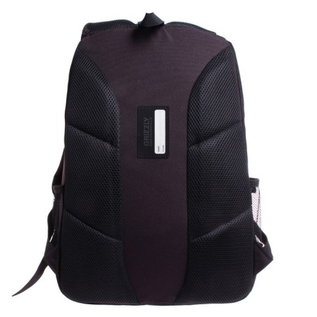 Youth backpack 45 x 32 x 23 cm, ergonomic back, laptop department, Grizzly 330, black RU-330-2_1-5