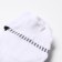 Male socks minku shortened, size 38-45, white color