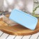 Glass container Snow Box, 1200 ml, with a lid, blue color