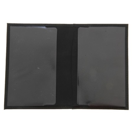 Cover for passport, black color-1