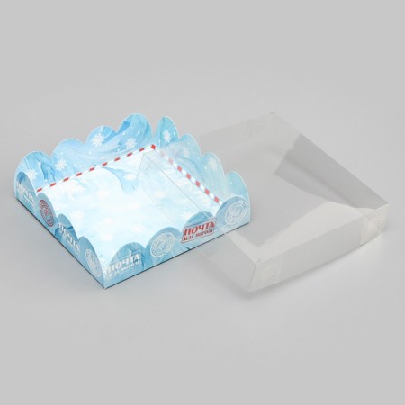 Bearbox, confectionery packaging, "Magic New Year!" 12 x 12 x 3, New Year-3