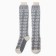 Poles of women's woolen “white snowflake”, gray color, size 23