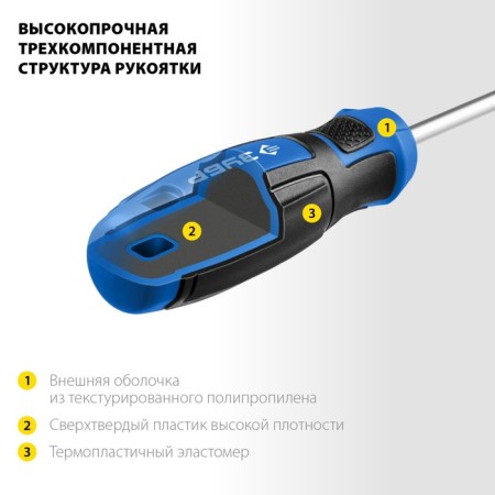 Set of screwdriver bison 25243, professional-63, 63 pcs.-2