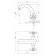 Fauzt FZS-901-07 shell mixer, two-wound, excess length is 145 mm, chrome
