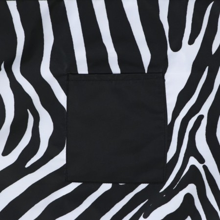 Apron kitchen "Zebra", with a pocket-3