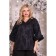 Women's tunic, size 54, black color
