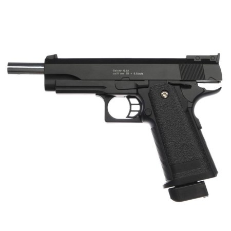Strikeball gun "Galaxy" Colt 11PD, with a silencer, with a laser sight, feces. 6 mm-4
