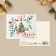 Greet-Mini "Bright New Year", a ball with a watercolor 10.7 x 8.8 cm, New Year