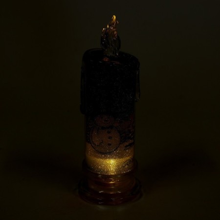 Candle LED "Snowman"-4