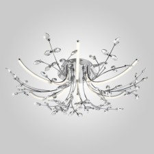 Светодиодная люстра с хрусталем Bianka, светодиодная лента, SMD, 65x65x23 см
