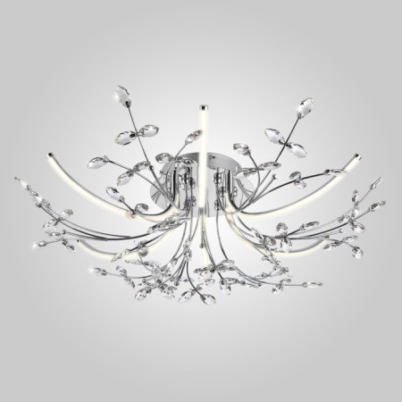 LED chandelier with crystal Bianka, LED tape, SMD, 65x65x23 cm