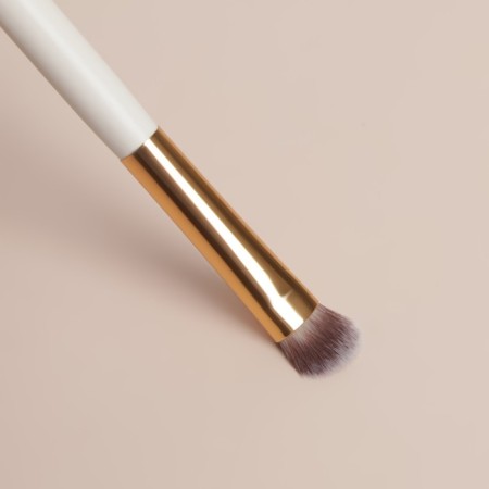 Make-up brush "White", 17.5 (+/- 1) cm, white color-4