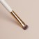 Make-up brush "White", 17.5 (+/- 1) cm, white color