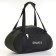 Sports bag with zipper, external pocket, black color/hack