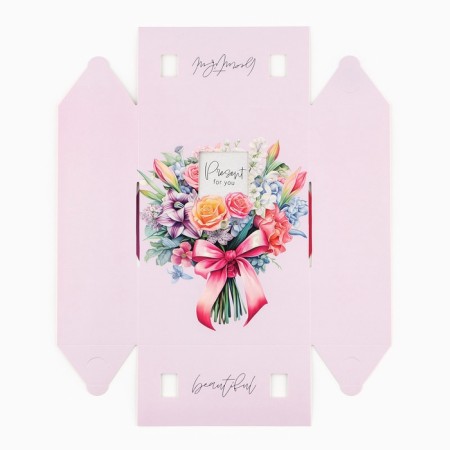 Folding box "Bouquet for you", 21 x 15 x 7 cm-9
