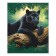 Notebook of 48 sheets in the cage "Wild nature", cover coated cardboard, block No. 2 (gray sheets), mix