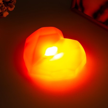 Night -hearted heart LED from batteries mix 12x11x4.5 cm Risalux-3