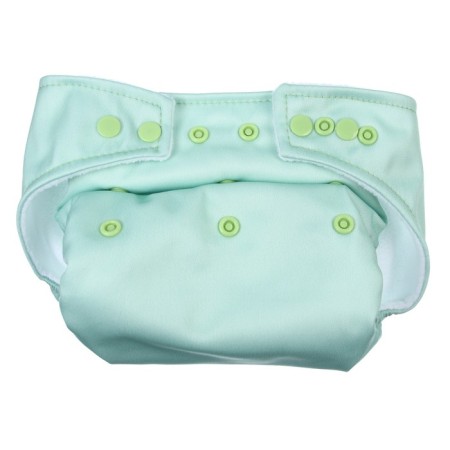 Reusable diaper, fleece, color is light green-5