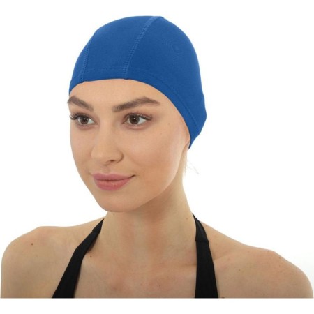 Bradex swimming cap, textile coated, blue-4