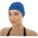 Bradex swimming cap, textile coated, blue