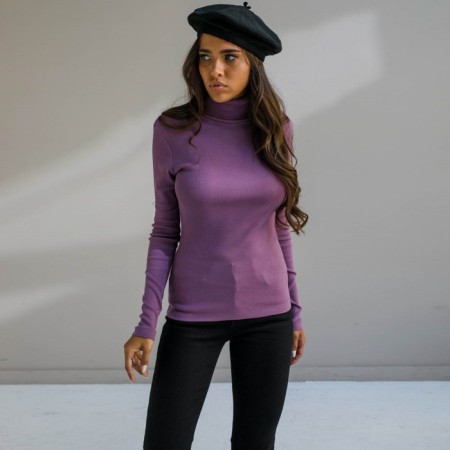 Female turtleneck, dark-bearded color, size 42 (s)-1