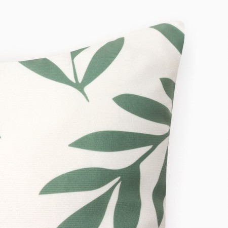 Case on the pillow Ethel "Leaves" 40*40 cm, velor 100% p/e-1