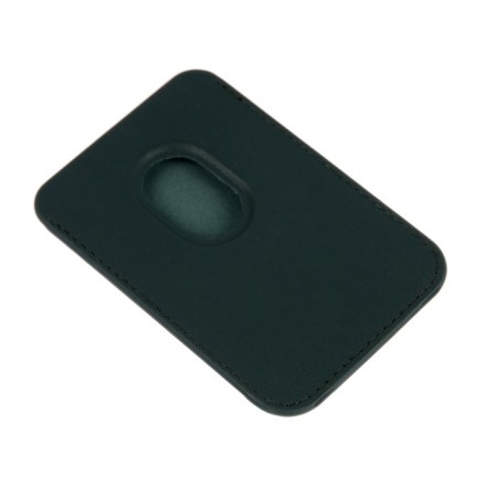 Cardholder for phone, leather, magsafe, dark green-2