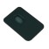 Cardholder for phone, leather, magsafe, dark green