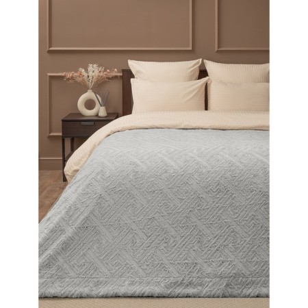 Buenas noches blanket, size 220x240 cm, gray color