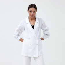 Jacket Women's Double -breasted Mist p. 42, white