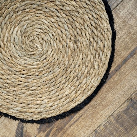 PLAISMAT "Silva", diameter d35 cm, black color-2