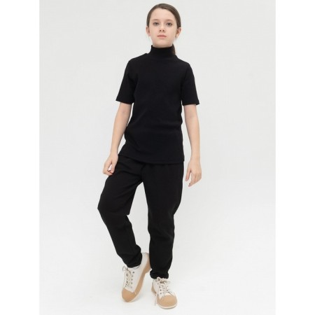 Pants for girls, height 158 ​​cm, black color-6