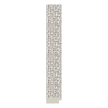 Mirror in the baguette frame, chrome mosaic 46 mm, 68.2x68.2 cm-2