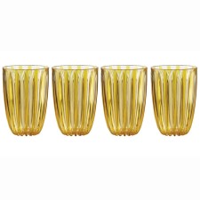 A set of glasses Guzzini Dolcevita, 470 ml, 4 pcs, Amber color