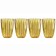 A set of glasses Guzzini Dolcevita, 470 ml, 4 pcs, Amber color