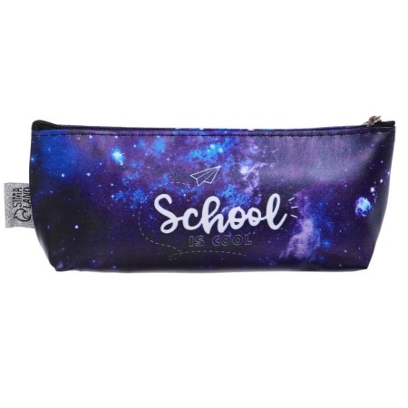 Penal soft 1 department, 80 x 190 x 40 mm, voluminous, artificial leather, "school is cool"-2