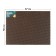 Rug EVA Universal Grand Caratt, rhombus 50 x 67 cm, brown