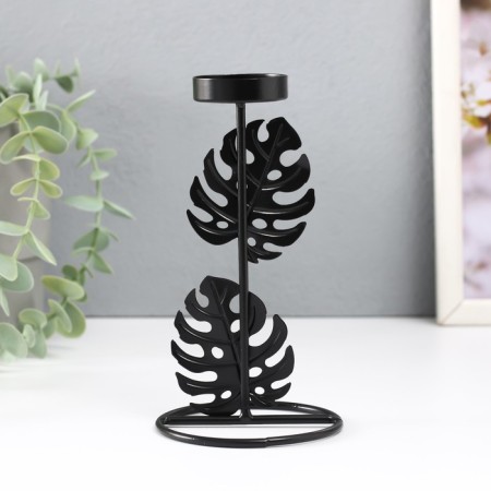 Summary Metal for 1 candle "Two sheets of monsters" d = 4 cm 8x8x13.5 cm-3