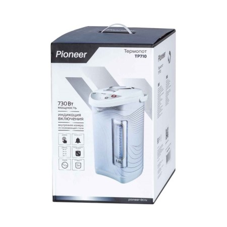 Pioneer TP710, 730 W Thermopotus, 3 Water supply methods, 5 l, white-11
