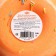 The bathtub bomb "Donut with sprinkling", 90 gr, white-orange, tangerine
