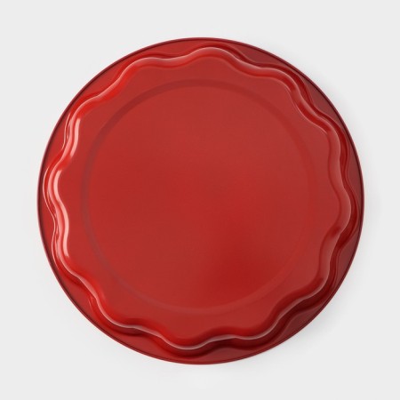 Baking a baking center "Renard. Wavy circle ", 29 × 4 cm, anti -stick coating, red color-4
